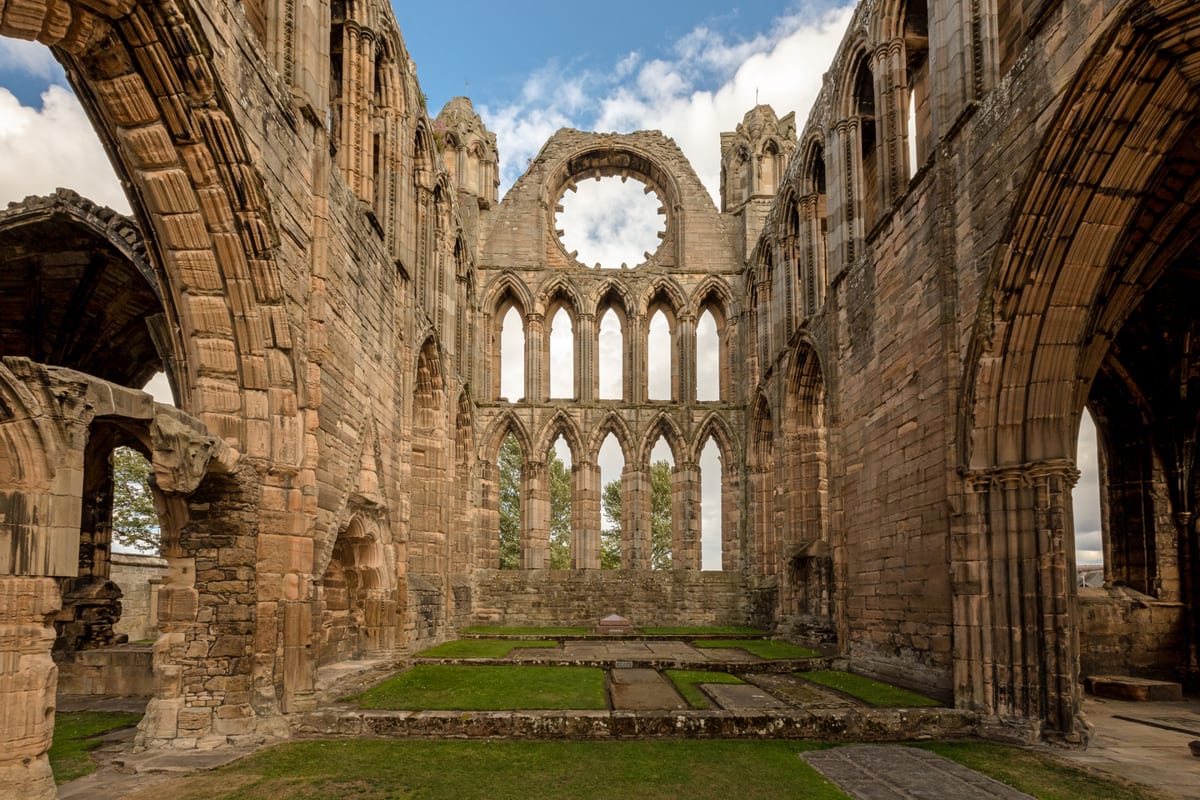 Elgin Cathedral grounds