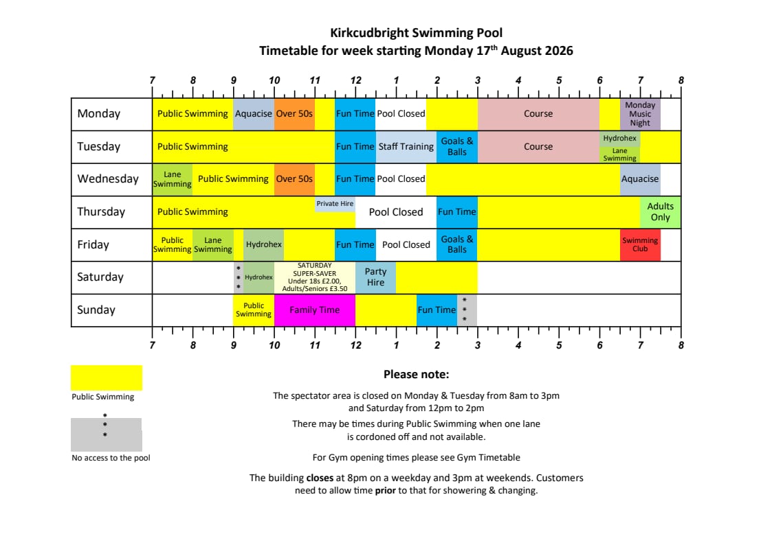 Kirkcudbright Swimming Pool